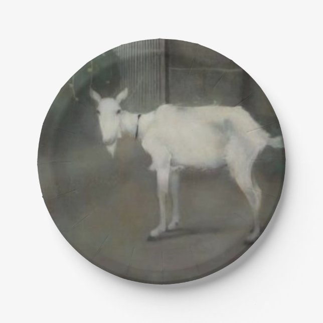 Plato De Papel La cabra vieja (por Jan Mankes) (Anverso)