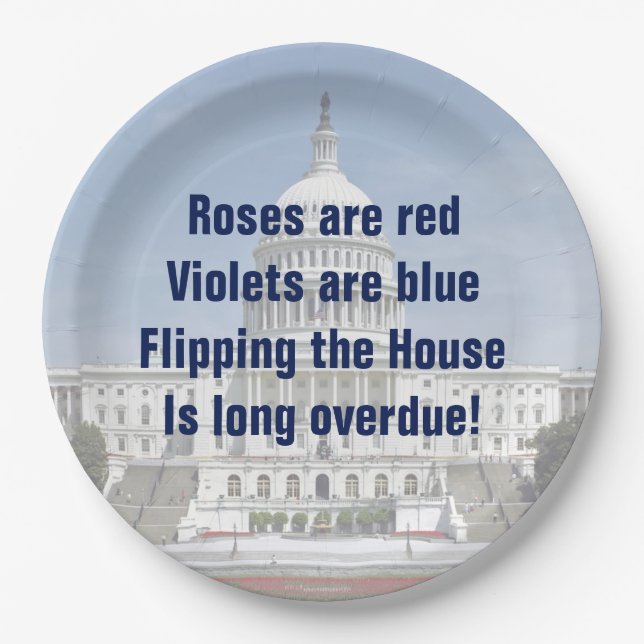 Plato De Papel La caída de la Cámara de Representantes (Anverso)