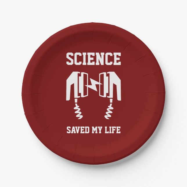 Plato De Papel La ciencia salvó mi vida (Anverso)