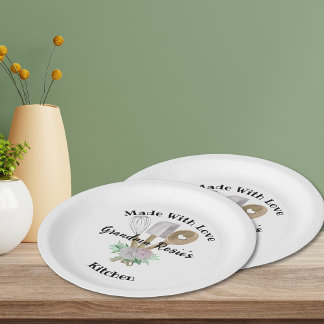Plato De Papel La cocina de la abuela | Hecho Con Amor Personaliz