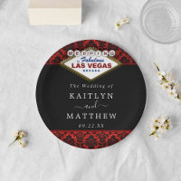 La colección de Bodas Purpurinas Damask Las Vegas
