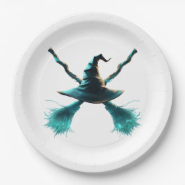 Plato De Papel La Cruz de la Bruja