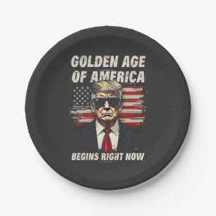 Plato De Papel La Edad de Oro de los Estados Unidos comienza ahor