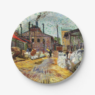 Plato De Papel La fábrica (1887) de Vincent Van Gogh