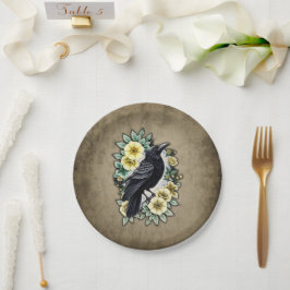 Plato De Papel La gracia y la elegancia del cuervo.
