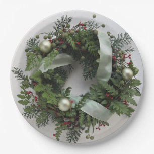 Plato De Papel La guerra de los Navidades verdes