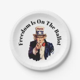 Plato De Papel La Libertad Está En La Cédula Electoral 2026