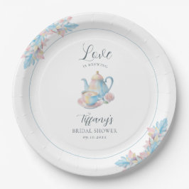 Plato De Papel La lluvia de amor para despedida de soltera