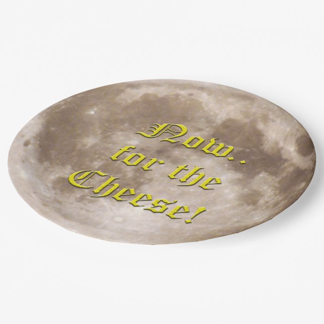 Plato De Papel ¿La luna está hecha de queso? (Angular)