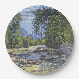 Plato De Papel La Lutschina Negra (de Ferdinand Hodler)