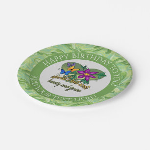 Plato De Papel La mejor belleza y gracia de la tía del mundo