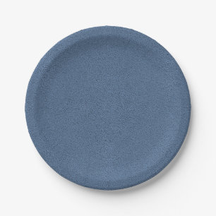 Plato De Papel La mirada de comodamente Slate textura ante azul
