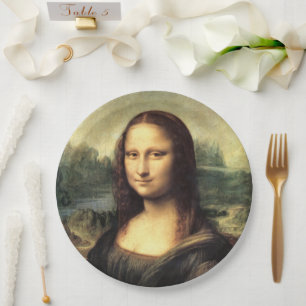 Plato De Papel La Mona Lisa Leonardo da Vinci