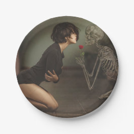 Plato De Papel La muerte y la joven mujer