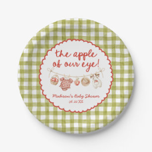 Plato De Papel La Niña de Nuestros Ojos Baby Shower Caprichoso de
