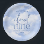 Plato De Papel La Novia Está En La Nueve Fiesta De La Bachillerat<br><div class="desc">¡Esta es la Novia en Nueve Placas de Papel de Bachelorette!</div>