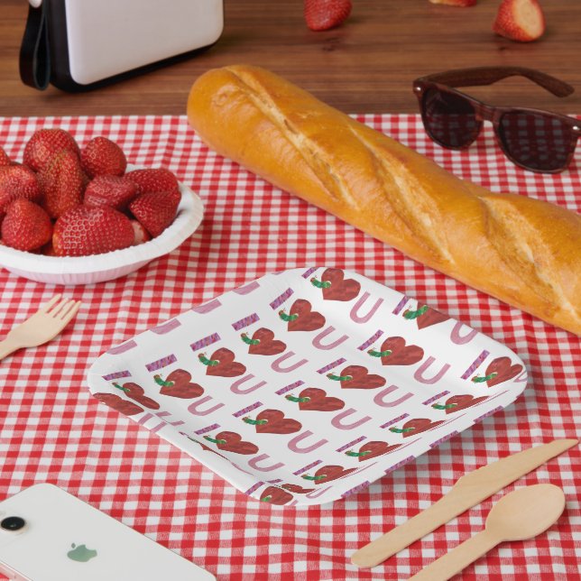 Plato De Papel La oruga muy hambrienta | Te Corro (Picnic)