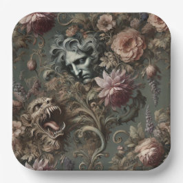 Plato De Papel La paradoja del guardián - Pilar gótico mítico