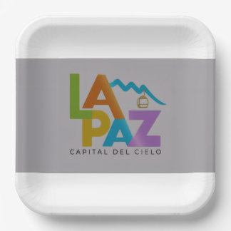 Plato De Papel La Paz ciudad del cielo