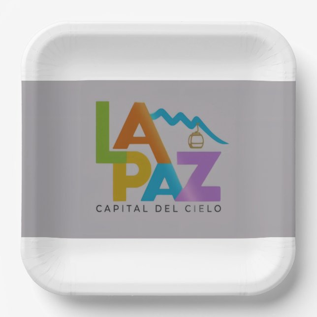 Plato De Papel La Paz ciudad del cielo (Anverso)