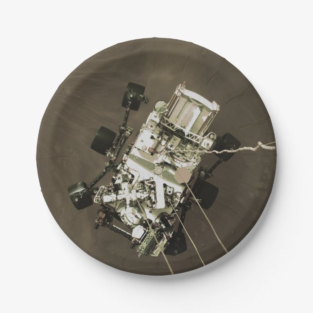 Plato De Papel La perseverancia llega a Marte (Anverso)