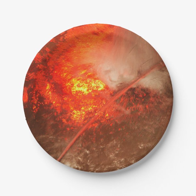 PLATO DE PAPEL ¡LA PLACA DE INCENDIO! (Anverso)