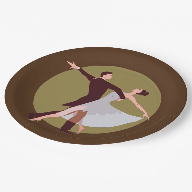 Plato De Papel La placa de papel de los bailarines (Angular)