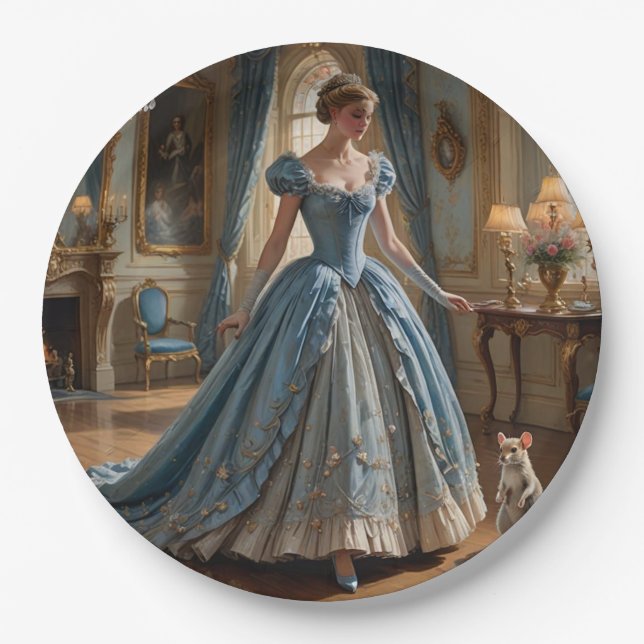 Plato De Papel La princesa secreta del castillo (Anverso)