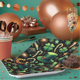 Plato De Papel La suerte de San Patricio