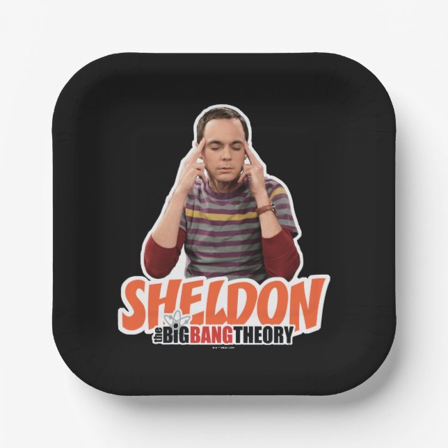 Plato De Papel La teoría del Big Bang | Sheldon (Anverso)