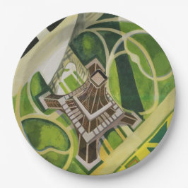 Plato De Papel La Torre Eiffel (por Robert Delaunay)