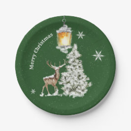 Plato De Papel La tradicional Navidad Rusa