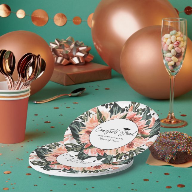 Plato De Papel La vegetación de la jungla tropical | Graduación F (Multi)