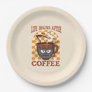 Plato De Papel La vida comienza después del café