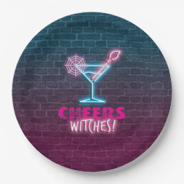 Plato De Papel La vigilia muestra la divertida Halloween