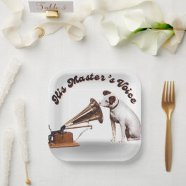 Plato De Papel La voz de su maestro