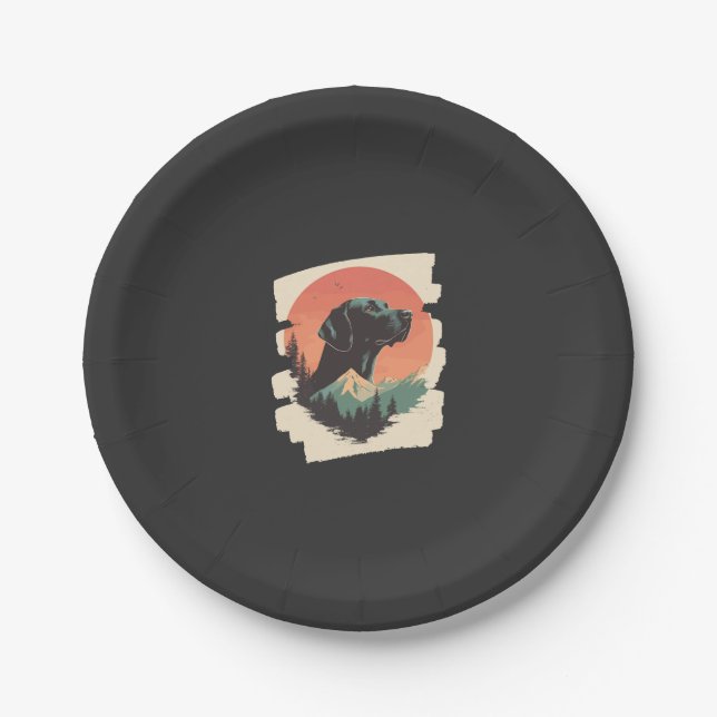 Plato De Papel Labrador   (Anverso)