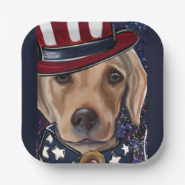 PLATO DE PAPEL LABRADOR RETRIEVER