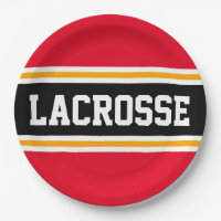 LACROSSE Rayas de Carreras Amarillo Rojo Brillante