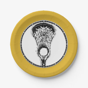 Plato De Papel Lacrosse Sports