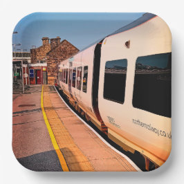 Plato De Papel Lado del tren