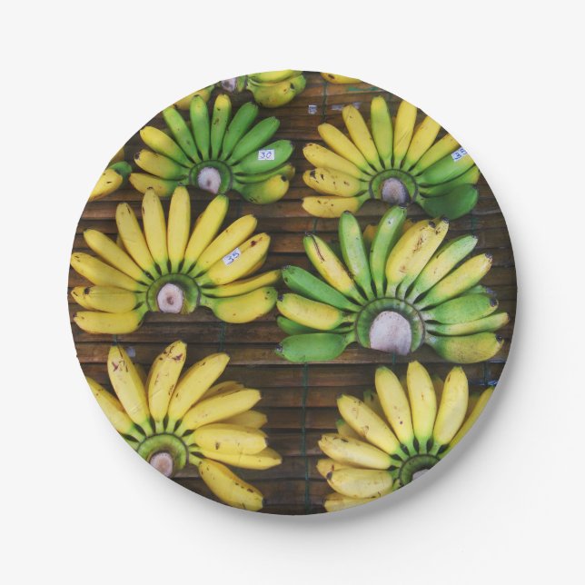 Plato De Papel Lady Finger Bananas ~ Huevo Banana (ก ล้ ว ย ไ ข่) (Anverso)