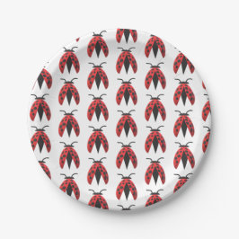 Plato De Papel Ladybug
