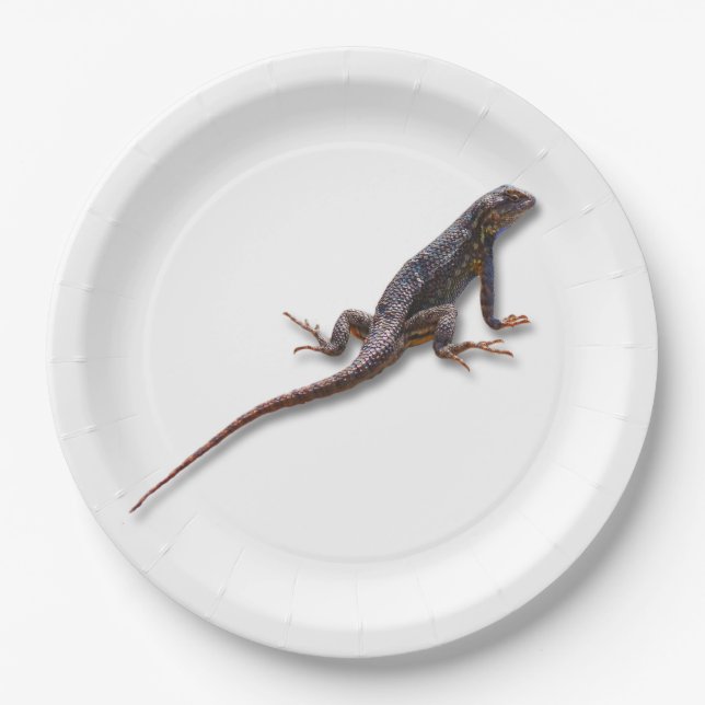 PLATO DE PAPEL LAGARTO (Anverso)