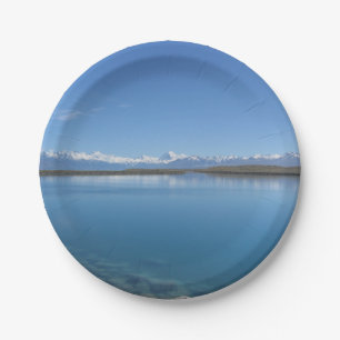 Plato De Papel Lago Tekapo, Nueva Zelanda