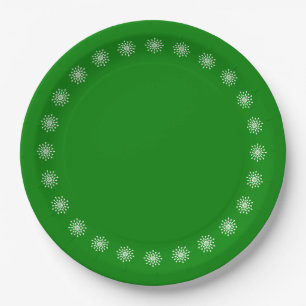 Plato De Papel Lágrimas blancas