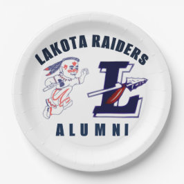 Plato De Papel Lakota Raiders Alumni