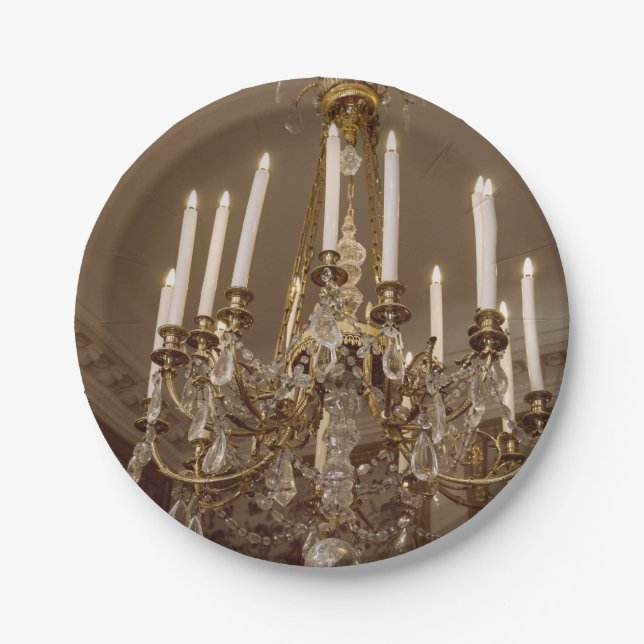 Plato De Papel Lámpara francesa, rococó en París (Anverso)