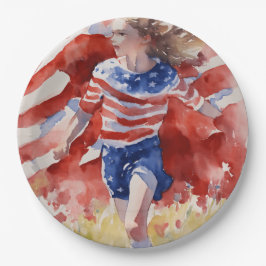 Plato De Papel Land of free Line