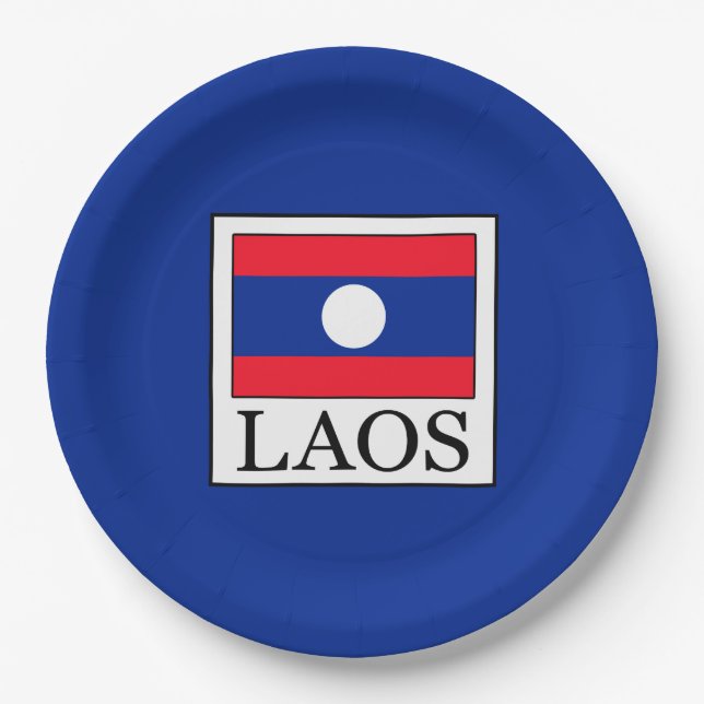 Plato De Papel Laos (Anverso)